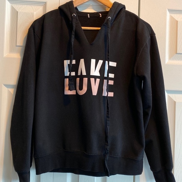 Black Pullover Hoodie Sweatshirt Size Small - Picture 1 of 9